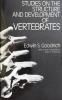 Studies on the Structure and Development of Vertebrates: Cover